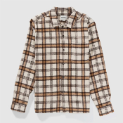 RHYTHM - ALBERT CHECK LS SHIRT - Natural