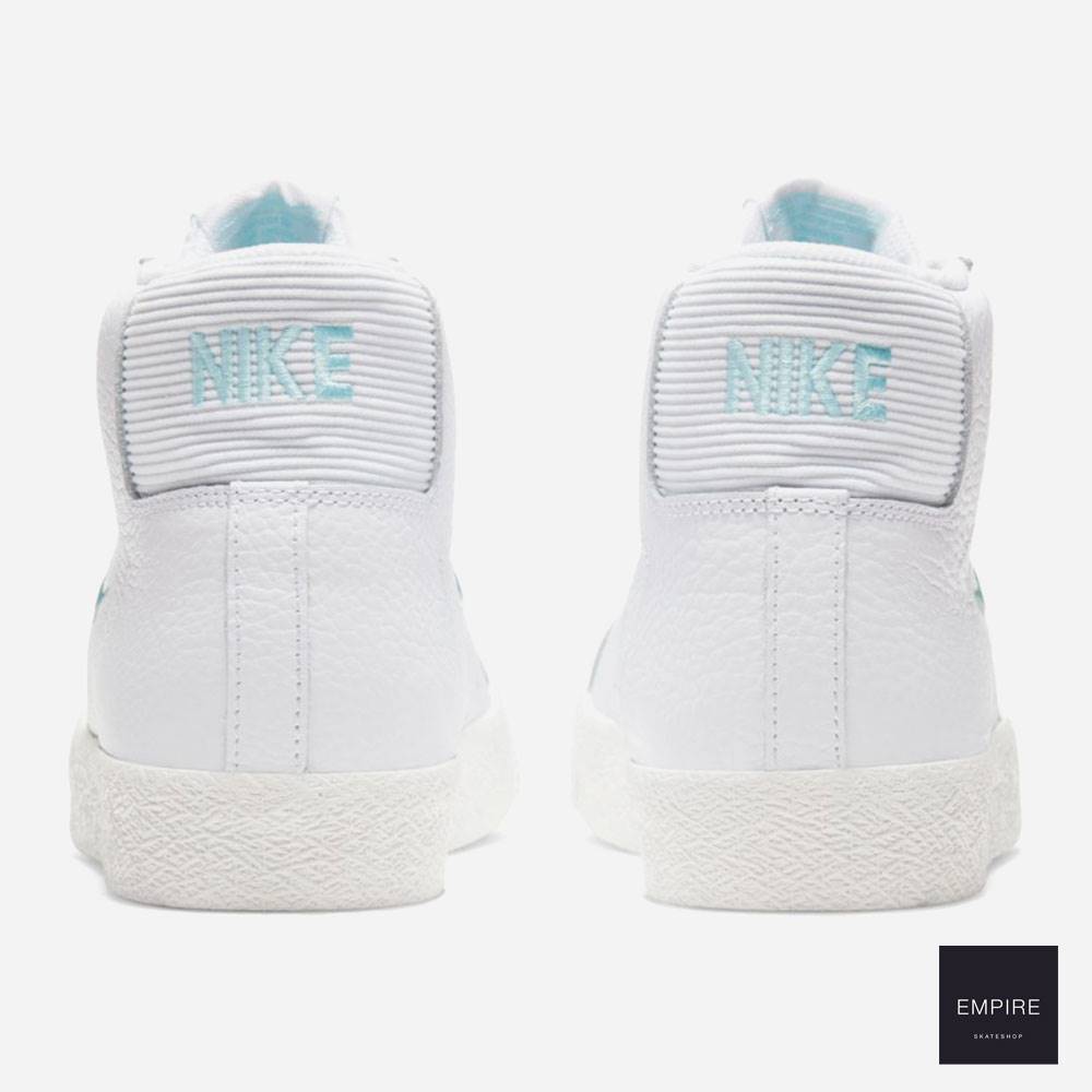 Nike Sb Blazer Mid Premium White Glacier Ice White Summit White