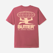 BUTTER GOODS - ALL TERRAIN TEE - Rhubarb