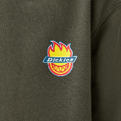 DICKIES X SPITFIRE - HOODIE KIDS - Olive Green