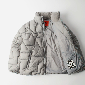 Parra - Boring village puffer jacket - Grey