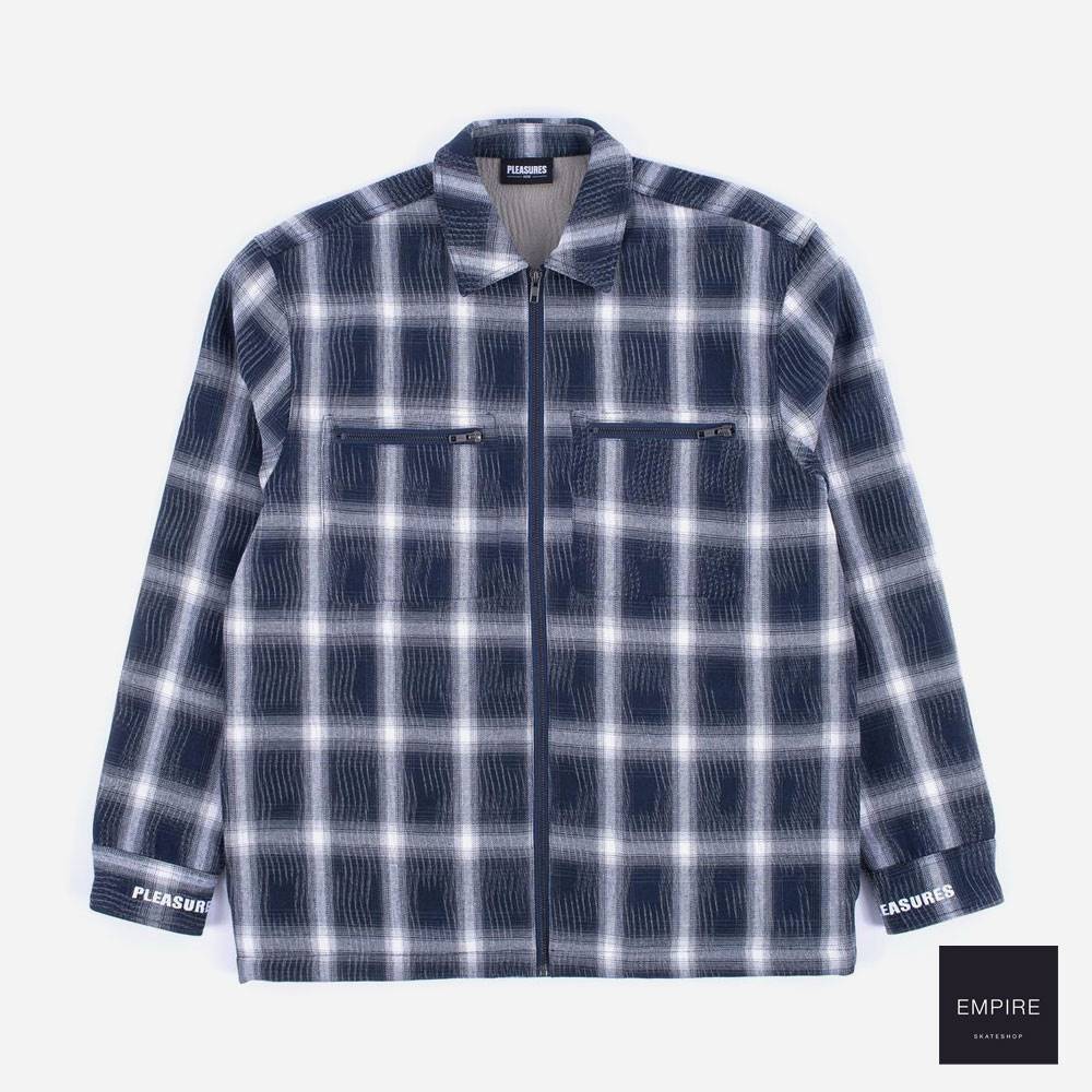 pleasures ignition plaid shirt