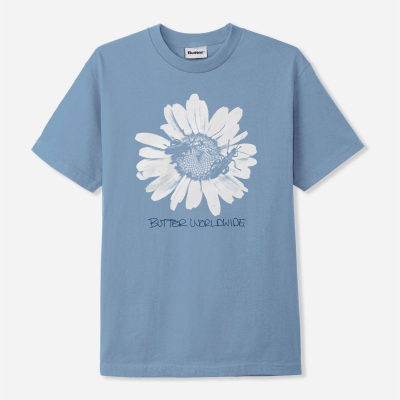 Butter Goods - Sunflower Tee - Lake Blue