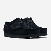 CLARKS - WALLABEE GTX - Black Suede