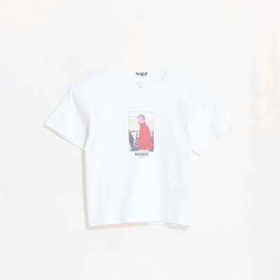 Misfit Shapes - Goz Rib Tee - White