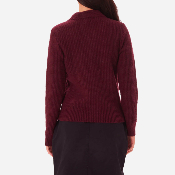 OBEY - W FORTUNE CARDIGAN - Wine