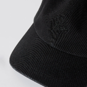 PARRA - SIGNATURE 6 PANEL HAT - Black Black