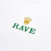 RAVE SKATEBOARDS - GMT TEE - White