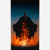 Welcome x Batman - Bat Flames - Black