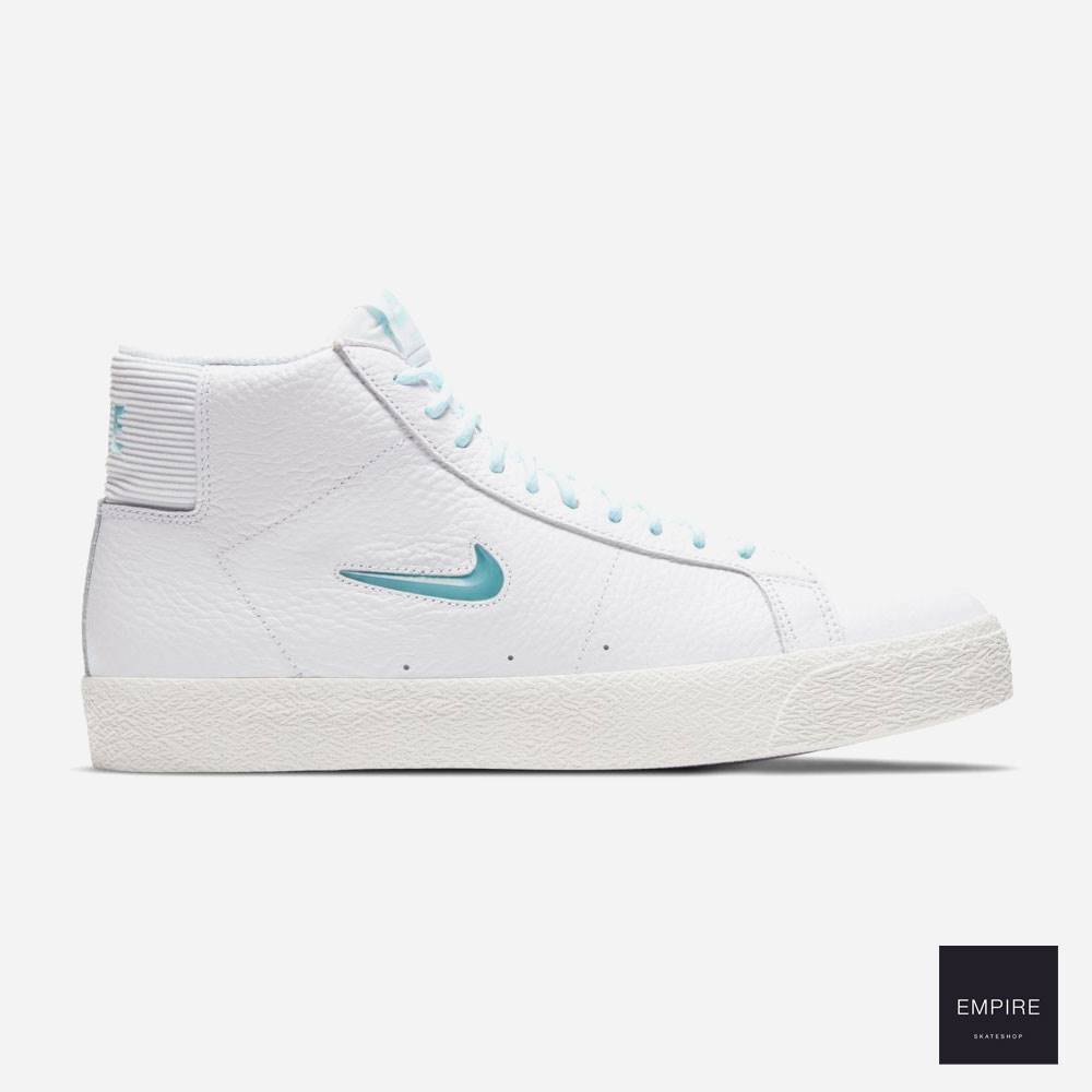 Nike Sb Blazer Mid Premium White Glacier Ice White Summit White