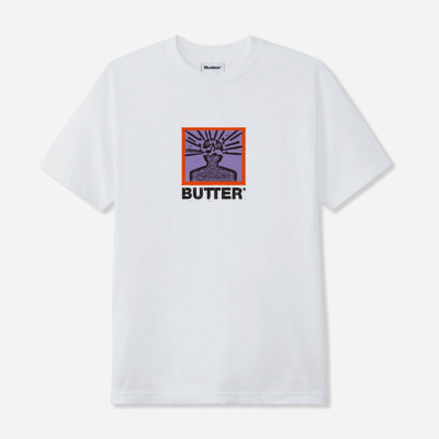 BUTTER GOODS - EXPLOSION TEE - White