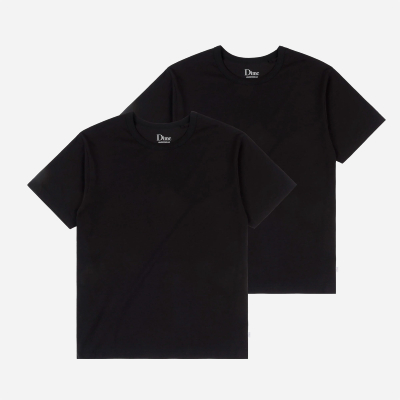 DIME - Classic 2 Pack Undershirts - Black