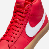 NIKE SB - ZOOM BLAZER MID ISO  - University Red White White