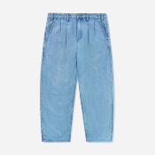 BUTTER GOODS x BLUE NOTE - PLEATED DENIM JEANS - Washed Indigo