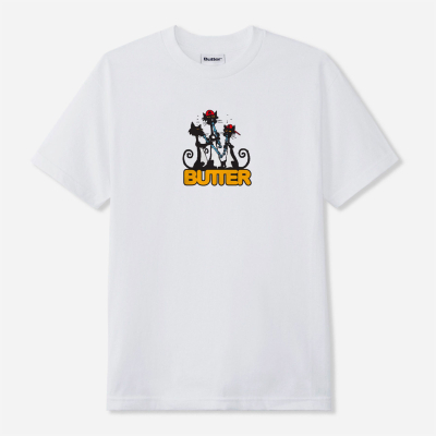 Butter Goods - Cats Tee - White