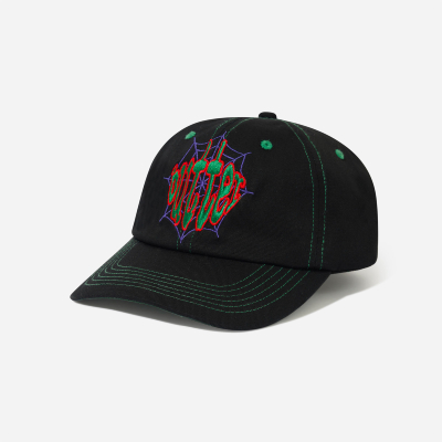 BUTTER GOODS - Frenzy 6 Panel Cap - Black