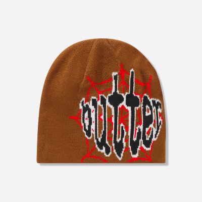 BUTTER GOODS - Frenzy Skully Beanie - Brown