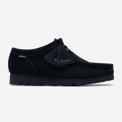 CLARKS - WALLABEE GTX - Black Suede