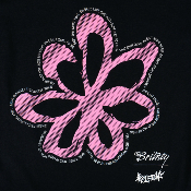 WELCOME X BRITNEY SPEARS - FLOWER TEE - Black