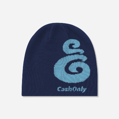 Cash Only - Crown Symbol Beanie - Blue