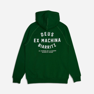 DEUS EX MACHINA - BIARRITZ HOODIE - Hillside Green