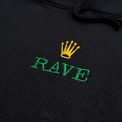 RAVE SKATEBOARDS - GMT HOODIE - Black