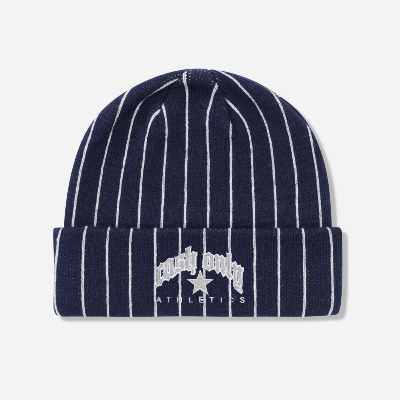 Cash Only Pinstripe Beanie Navy