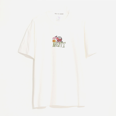 Misfit Shapes - Sheer Luck Tee - Pigment Thrift White