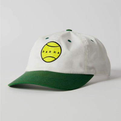 Parra - Balled 6 Panel Hat - White