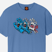 Santa Cruz - Envolved Hand Front T-Shirt - Dusty Blue