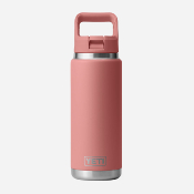 YETI - BOUTEILLE RAMBLER 26oz (760 ml) BOUCHON PAILLE - Sandstone Pink