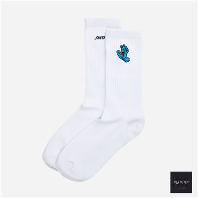 SANTA CRUZ SCREAMING MINI HAND SOCK - White