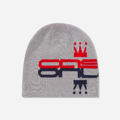 Cash Only - Crown Skully Beanie - Grey