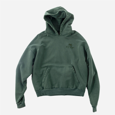 Goodies Sportive - Premium Boxy Green Hoodie 550gms - Green