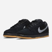 NIKE SB - DUNK LOW PRO PRM - Black Cool Grey Black