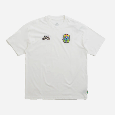 NIKE SB - AGNOSTIC TEE - Medium Olive White